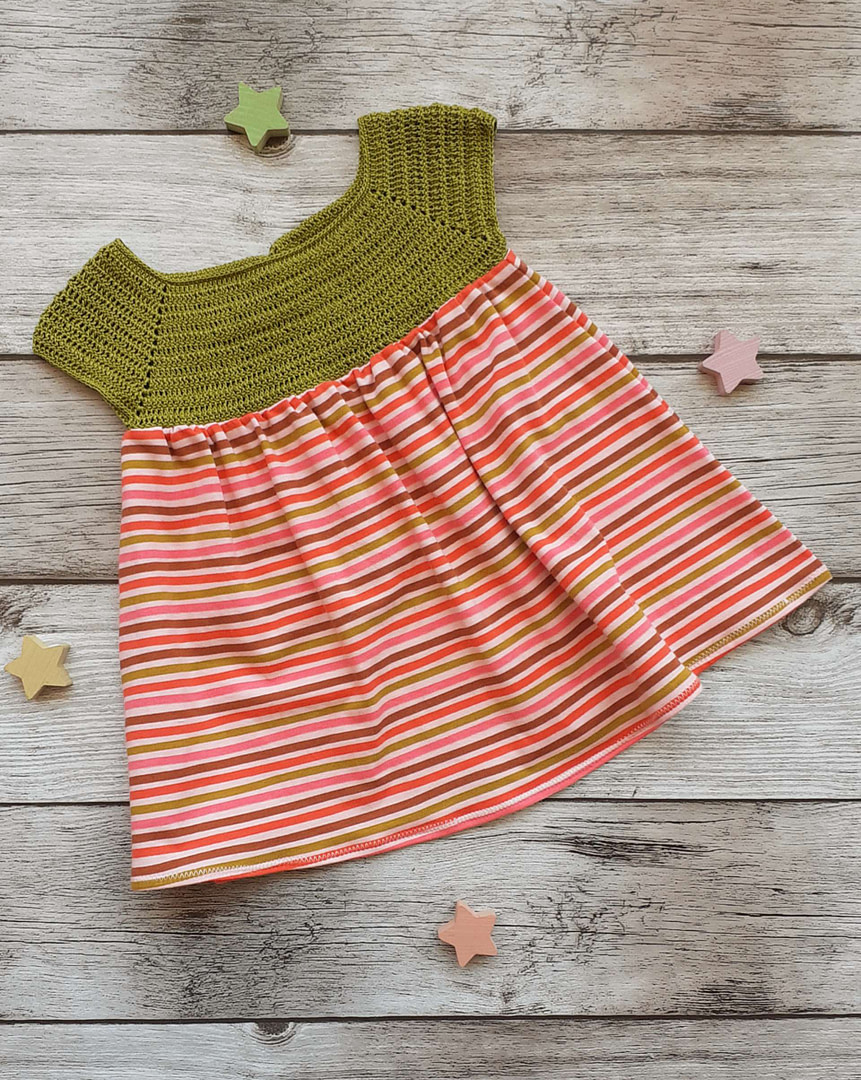 Abito Righe (9/12 mesi) • Mama Magò Handmade